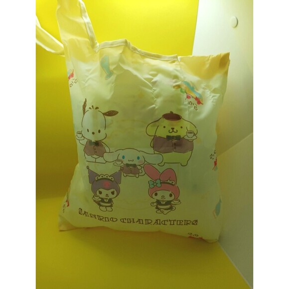 Sanrio Pompompurin Eco Reusable Shopping Portable Foldable Tote Bag. - Picture 3 of 8
